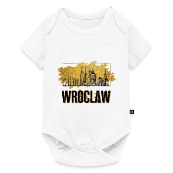 Wroclaw Wroclaw Poland City Skyline Home Gold - Baby Premium short-sleeve bodysuit - white - Front