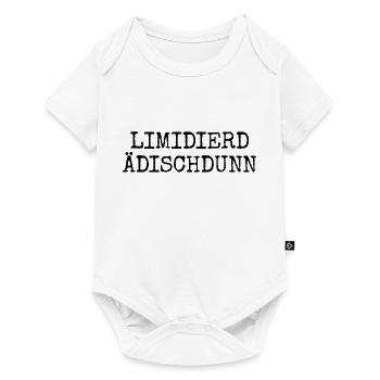 Limidierd Ädischdunn - Pfälzische Edition Pfälzer - Baby Premium Kurzarmbody - Weiß - Vorne