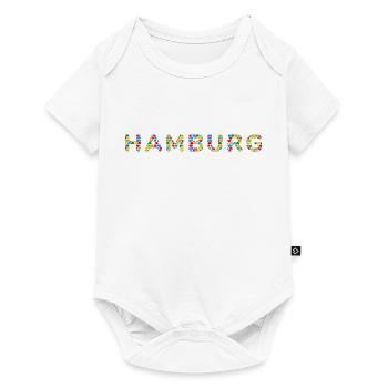 T-shirt Hambourg – Hafenstadt-Style - Body à manches courtes Premium Bébé - blanc - Devant