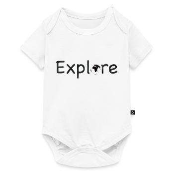 Explore - Body à manches courtes Premium Bébé - blanc - Devant