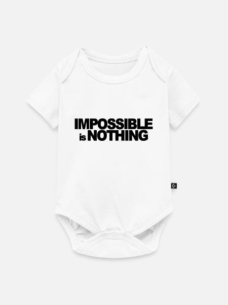 masterfitness_impossible - Baby Premium Kurzarmbody - Weiß