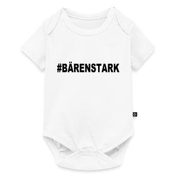 #BÄRENSTARK - Baby Premium Kurzarmbody - Weiß - Vorne