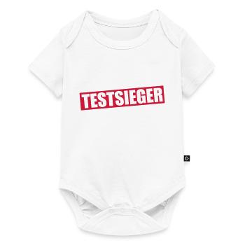 testsieger_1c - Baby Premium Kurzarmbody - Weiß - Vorne