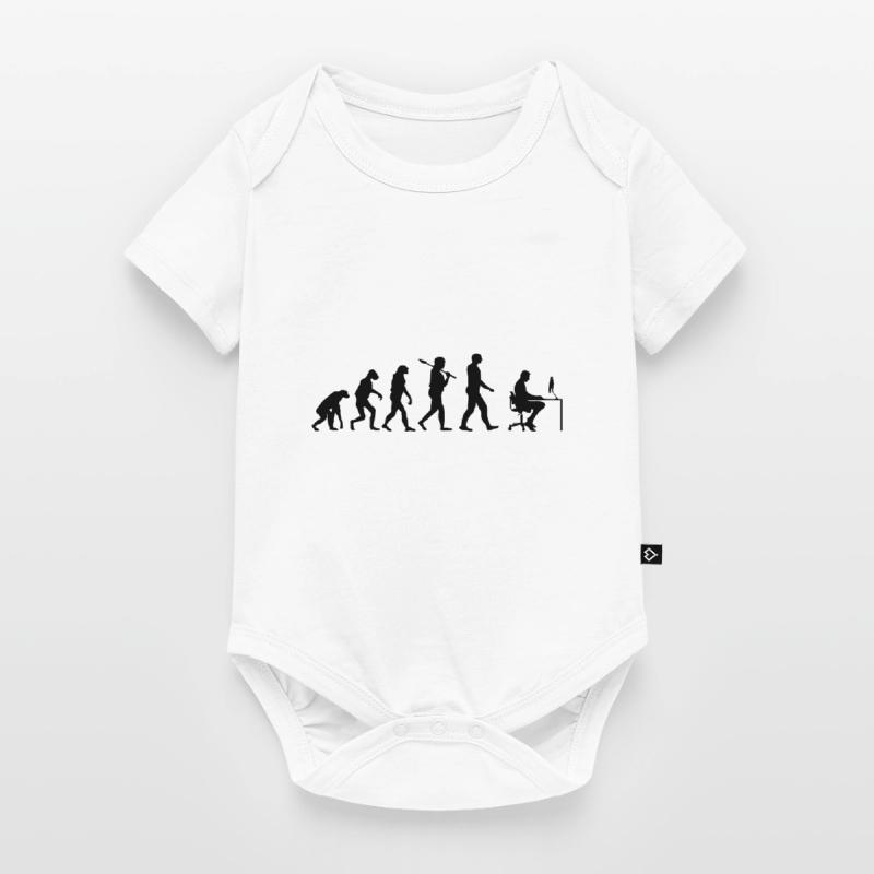 Programmierer T-Shirt · Evolution · Informatik Baby Premium Kurzarmbody