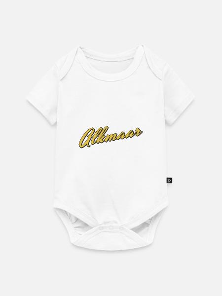 Alkmaar - Baby Premium Kurzarmbody - Weiß