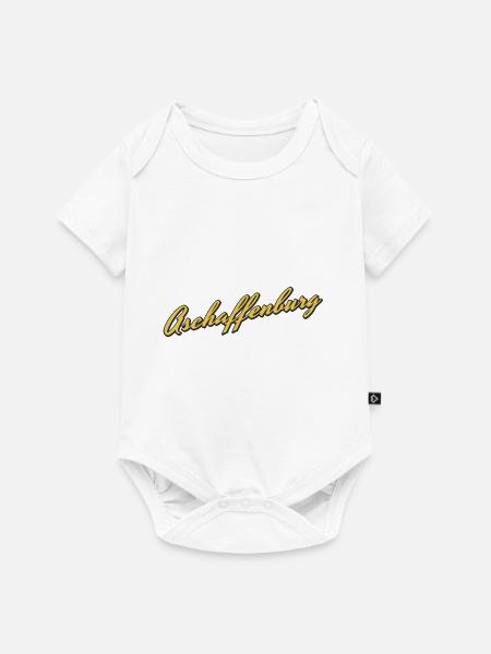 Aschaffenburg - Baby Premium Kurzarmbody - Weiß