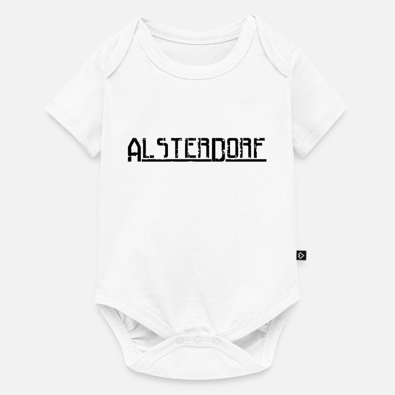 alsterdorf - Baby Premium Kurzarmbody - Weiß