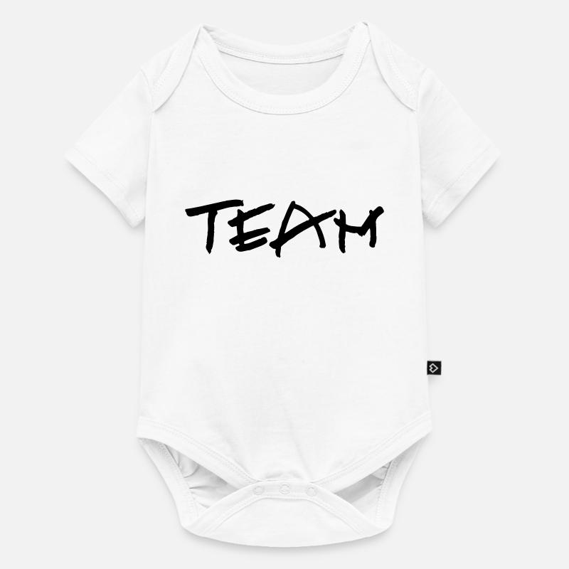 kl_team_vec_1 de - Baby Premium Kurzarmbody - Weiß