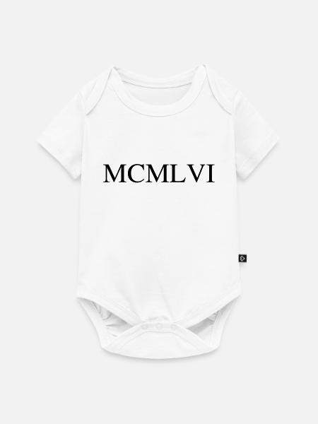 1956 - Baby Premium short-sleeve bodysuit - white