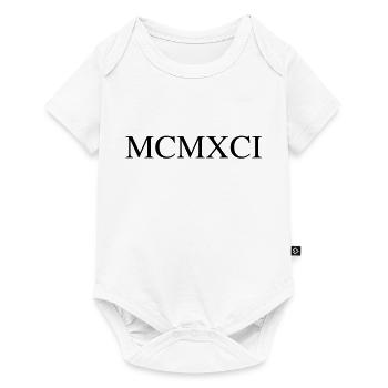 1991 - Baby Premium short-sleeve bodysuit - white - Front