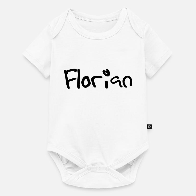 florian - Baby Premium short-sleeve bodysuit - white