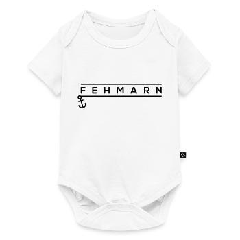 FEHMARN - Baby Premium Kurzarmbody - Weiß - Vorne