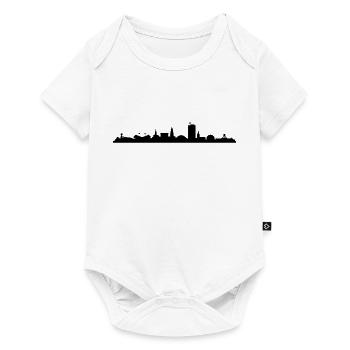 Skyline Bochum - Baby Premium Kurzarmbody - Weiß - Vorne