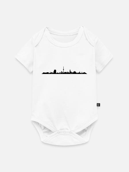 Skyline - Stuttgart - Baby Premium Kurzarmbody - Weiß