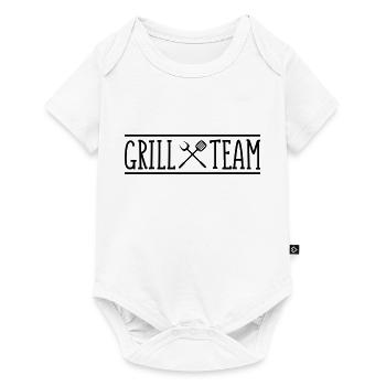 grill team - Baby Premium Kurzarmbody - Weiß - Vorne
