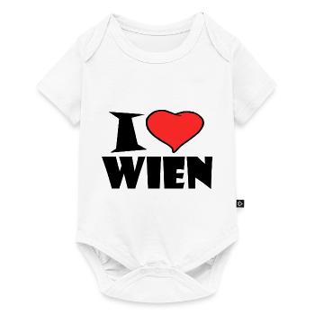 J'aime Vienne - Body à manches courtes Premium Bébé - blanc - Devant
