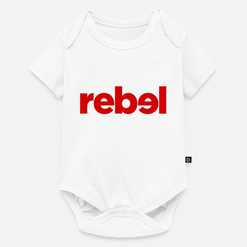 Rebel - Body à manches courtes Premium Bébé - blanc