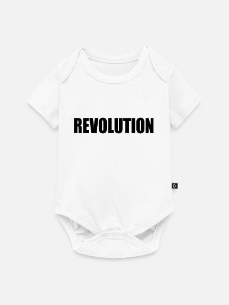 Revolution - Baby Premium Kurzarmbody - Weiß
