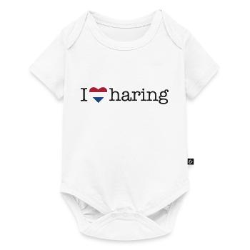 I love haring - Baby Premium short-sleeve bodysuit - white - Front