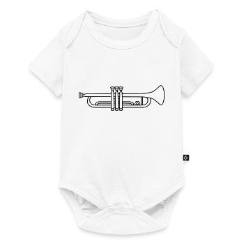 Music Trumpet Instrument - Baby Premium short-sleeve bodysuit - white - Front