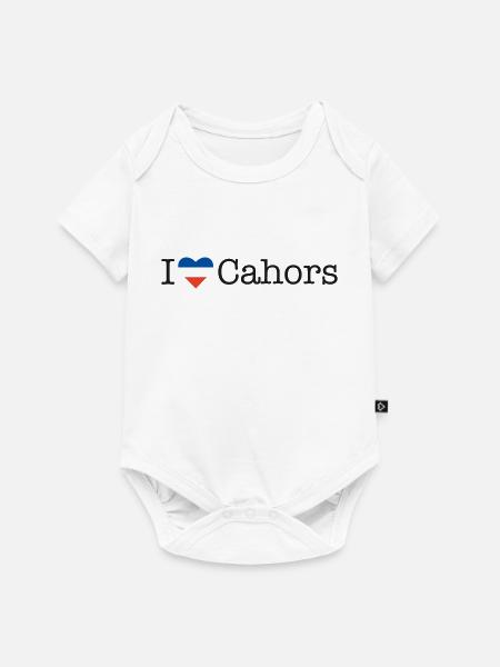 I love Cahors - Baby Premium Kurzarmbody - Weiß