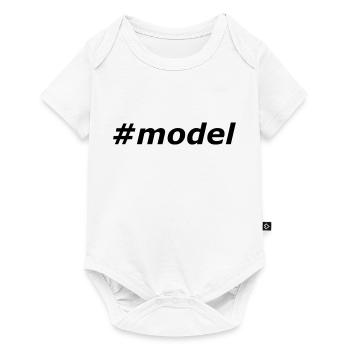 #model - Body à manches courtes Premium Bébé - blanc - Devant