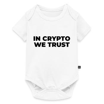In Crypto we trust - Baby Premium short-sleeve bodysuit - white - Front