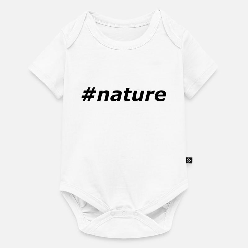 #nature - Body à manches courtes Premium Bébé - blanc