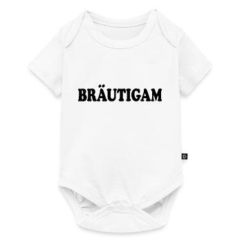 bräutigam - Baby Premium Kurzarmbody - Weiß - Vorne