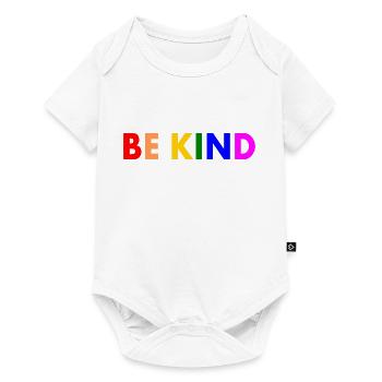 Be kind - Baby Premium Kurzarmbody - Weiß - Vorne