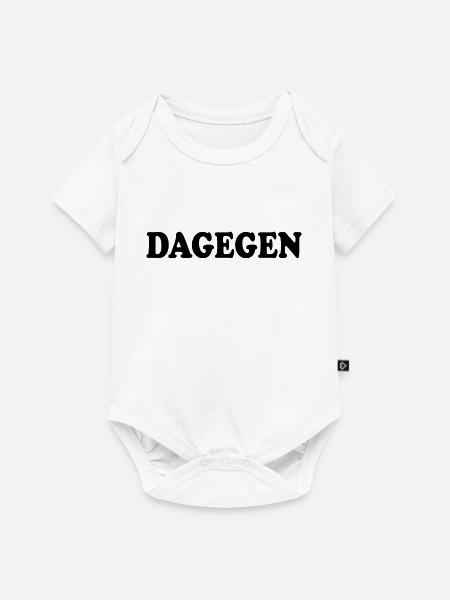 Dagegen - Baby Premium Kurzarmbody - Weiß