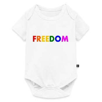 Freedom - Baby Premium short-sleeve bodysuit - white - Front