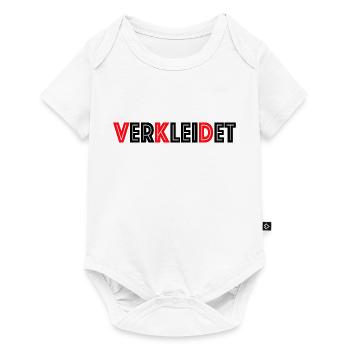 Verkleidet Fasching Karneval Rosenmontag - Baby Premium Kurzarmbody - Weiß - Vorne