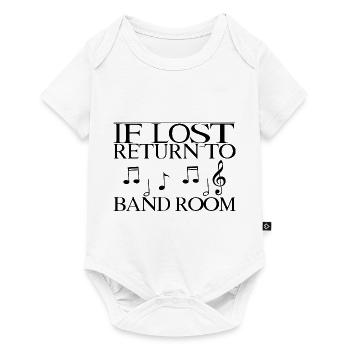 If Lost, Return To Band Room - Baby Premium short-sleeve bodysuit - white - Front