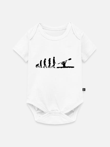Kajak Evolution - Baby Premium Kurzarmbody - Weiß