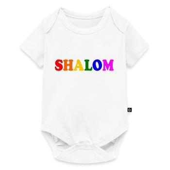 Shalom - Body à manches courtes Premium Bébé - blanc - Devant