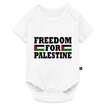 Freedom for palestine - Baby Premium short-sleeve bodysuit - white - Front