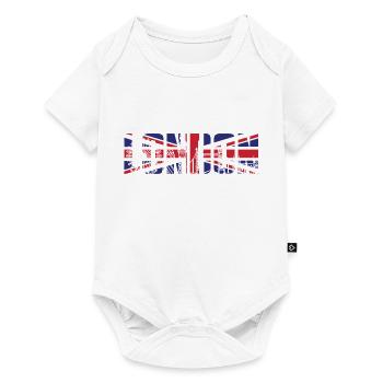 Londres Angleterre - Body à manches courtes Premium Bébé - blanc - Devant
