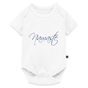 Namaste - Baby Premium Kurzarmbody - Weiß - Vorne