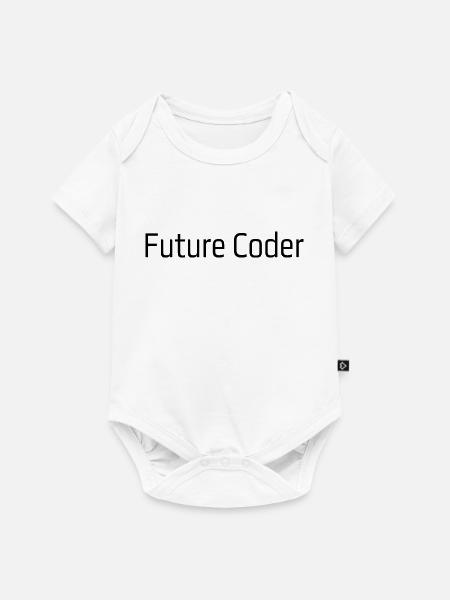 Zukünftige Programmiererin - Baby Premium Kurzarmbody - Weiß