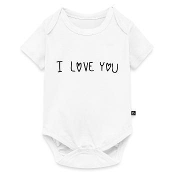 I Love You Scripture - Baby Premium short-sleeve bodysuit - white - Front