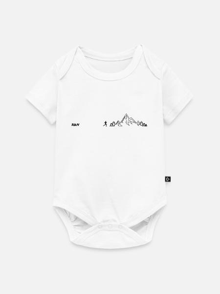 Trail Running Sports - Body à manches courtes Premium Bébé - blanc