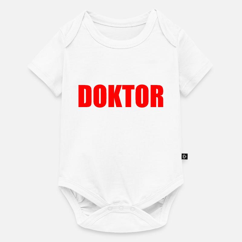 Doktor - Baby Premium Kurzarmbody - Weiß