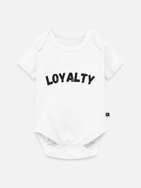 Loyalty - Baby Premium Kurzarmbody - Weiß