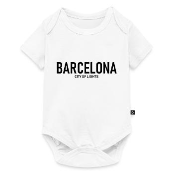 Barcelona - City of Lights - Spain - Catalonia - Baby Premium short-sleeve bodysuit - white - Front