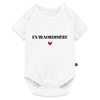 Extraordinarire - Extraordinary Mom - Baby Premium short-sleeve bodysuit - white - Front