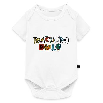 Règle des enseignants - Body à manches courtes Premium Bébé - blanc - Devant