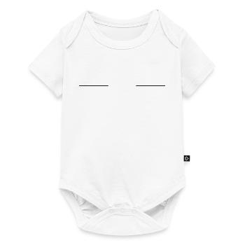 Symbole de balayage - Body à manches courtes Premium Bébé - blanc - Devant