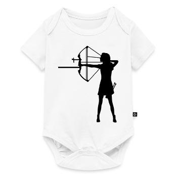singleladycompound - Baby Premium Kurzarmbody - Weiß - Vorne