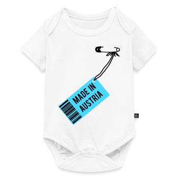 Fait dans le T-shirt Autriche - Body à manches courtes Premium Bébé - blanc - Devant